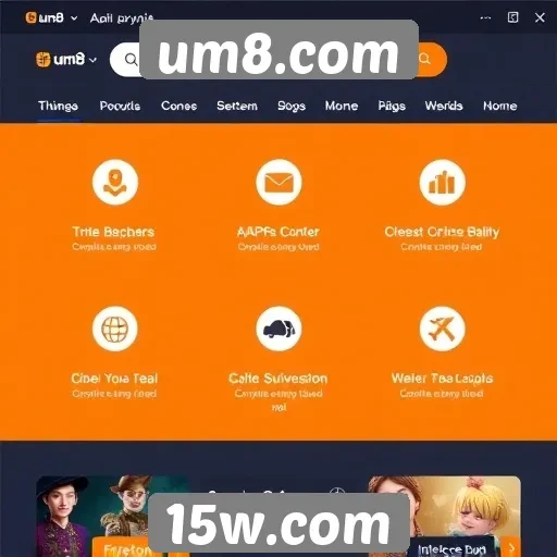 Destaques da interface de usuário do um8.com