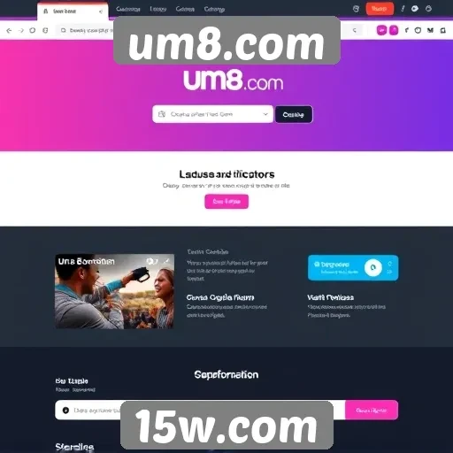 Análise da interface do usuário do site um8.com